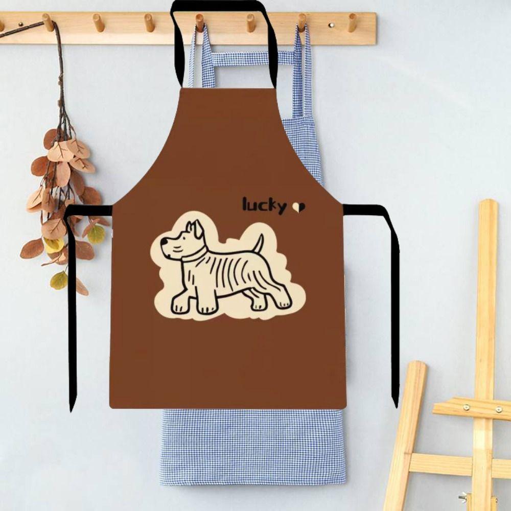 Anti Splash Cooking Apron Dirt Resistant Baking Apron Creative Kitchen Apron BBQ