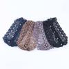 Pearl Lace Embroidered Hairband Hollow Thin Wide Brim Lace Hair Headband