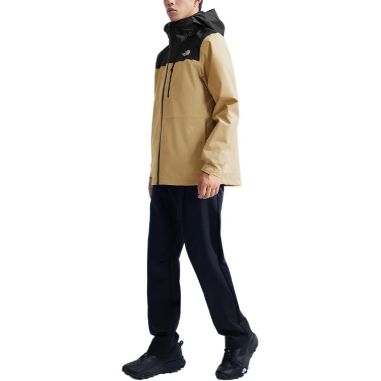 THE NORTH FACE Urban Exploration Waterproof, Windproof, And Water Repellent Windbreaker Jacket Men's Stone Tan NF0A8DMK-QV2