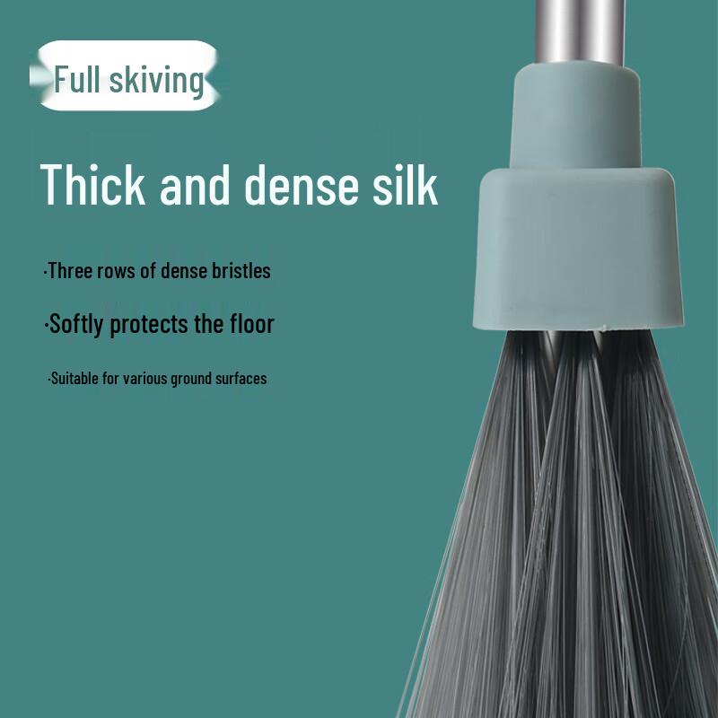 Soft-Bristle Broom and Dustpan Set