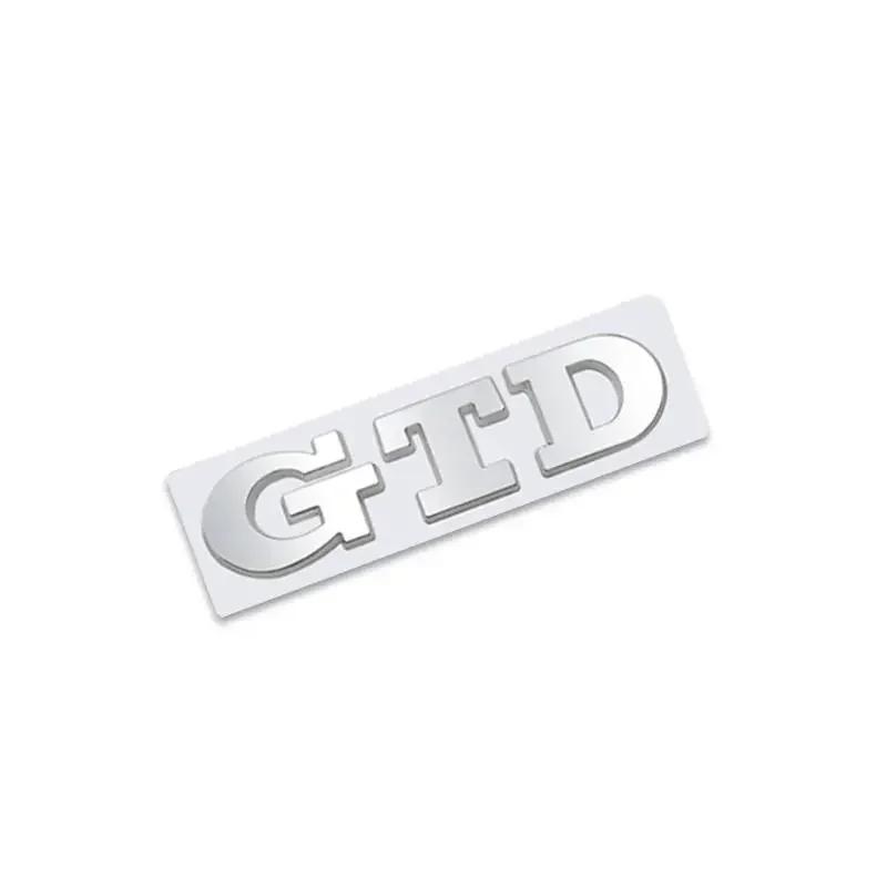 

2026 Hot For VW VOLKSWAGEN 3D Metal GTD Logo Car Rear Trunk Badge Sticker Front Grill Emblem For VW Polo GTD MK4 MK5 MK6 MK7 Gol