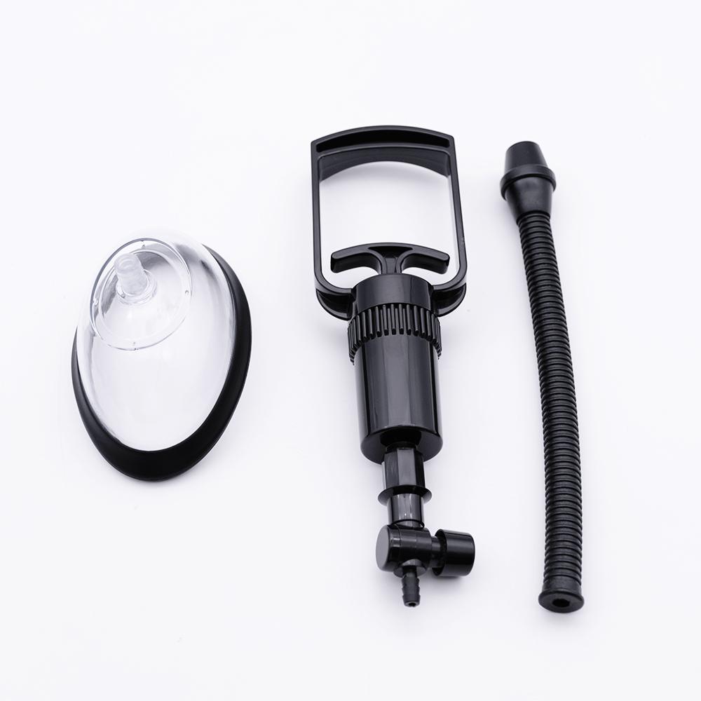 110mm Pussy Pump Vagina Klitoris Sucker Manual Kvinner Brystmassasje Bryststimulator Forstørr Vakuumpumpedeksel Voksne Sexleketøy