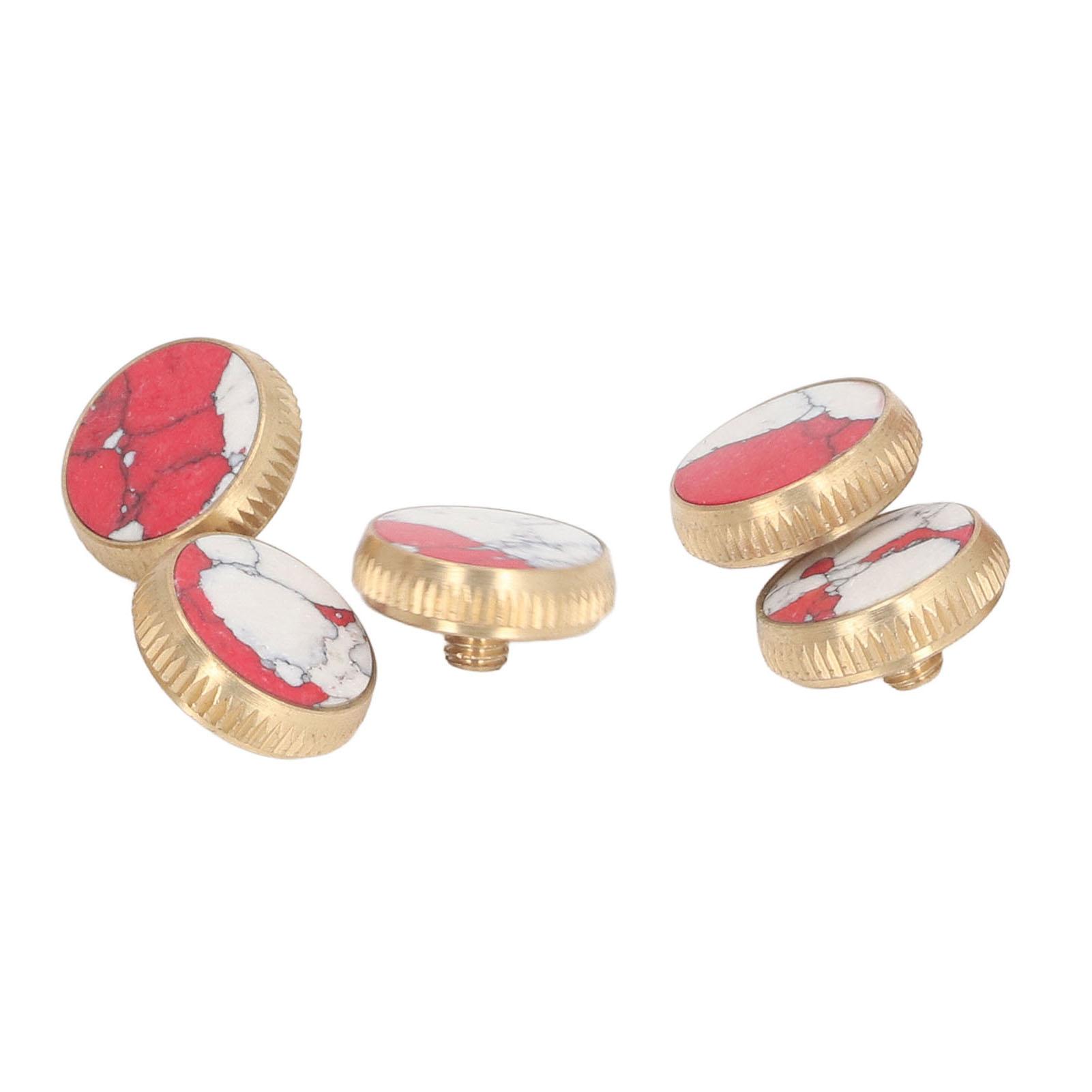 

5 шт., кнопки для трубных пальцев, колпачки клапанов, сменные аксессуары для обслуживания