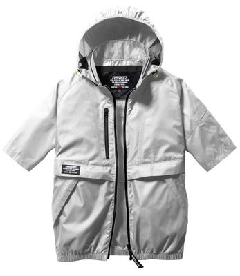 BURTLE Aircraft Short Sleeve Blouson Silver AC1176 5 XXL (Unisex) Spring/Summer