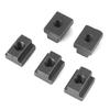 5 Pcs M8 Threads T-Slot Nut Black Oxide Finish 45 Carbon Steel T Slot Nuts Grade 8.8 Sliding Nut