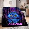 Custom 1pc Floral Fantasy Journey Blanket, Soft And Comfortable Blanket, Casual Warm, Camping Travel Blanket, Birthday Gift Q912143