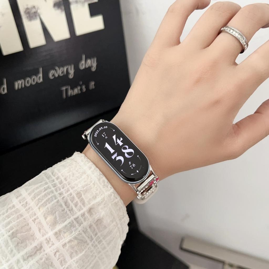 Strap For Mi Band 9 8 8pro 9 Pro Global Smart Bracelet Pulseira for Xiaomi Mi Band 8 NFC Wristband Accessories Redmi Band 4 5 Band