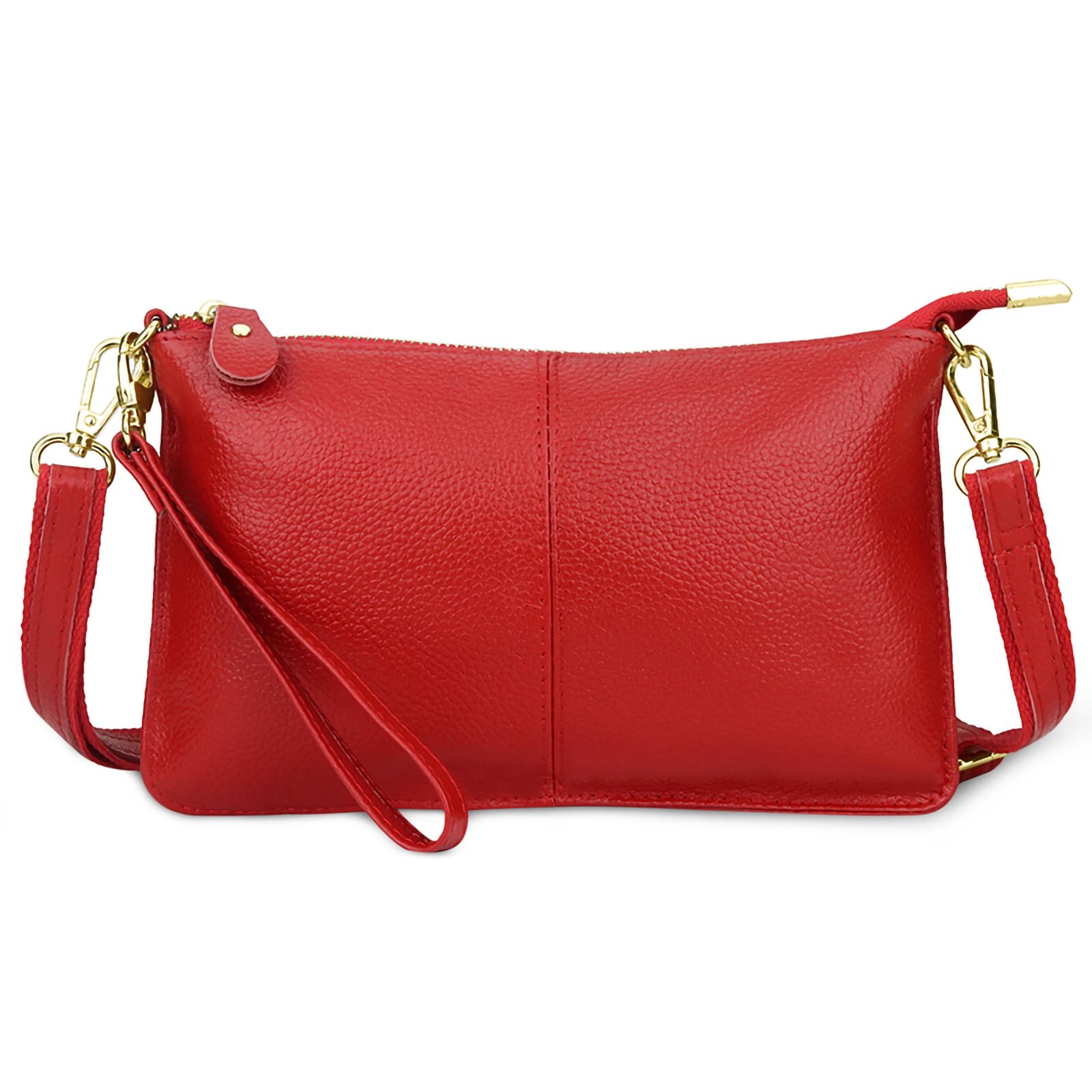 

Кросбоді Смартфон Великий Гаманець Натуральна Плечова Червоний [FORRICA] Жіночий Гаманець, Клатч, Легкий, Сумка, Шкіра, Сумочка, Місткість, Клатч,