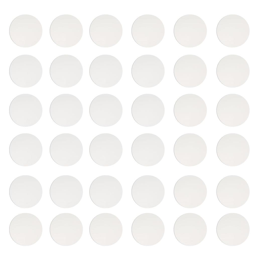 PATIKIL 36 Steel Plates, 1.4 Inches (35 Mm), Round, Strong Double-Sided Tape, Magnetic Adsorption,
