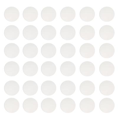 PATIKIL 36 oceľových platní, 1,4 palca (35 mm), Okrúhla, Pevná obojstranná páska, Magnetická adsorpcia,