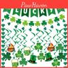 St.patrick's Day Lucky Letter Flag Clover Party Atmosphere Decoration