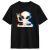 Streetwear T Shirt Summer Ghost Trippy Vaporwave Halloween Techno Rave Edm Dj Music Novelty T Shirts Cotton Tshirt Short Sleeve