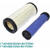 ca9246 Air Filter Kit P822768 P822769 Compatible with Donaldson Baldwin Air Filter RE68048 + RE68049, AF25553, AF25554, LAF8143, 46489, CA9246,