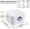 Magnetic Cable Clips:Adjustable Cord Holder for Under Desk Cable Management-Smooth Wire Keeper & Organizer desk organiser