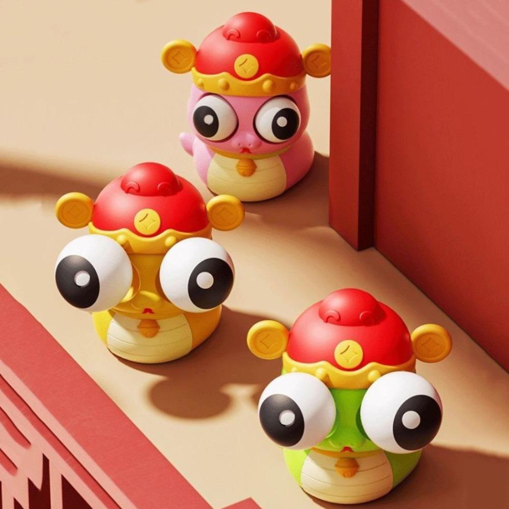 Simulation Snake Big Eyeball Pinch Keychain Squeeze Ball Toys Keyring  Kids Holiday Gift
