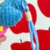 Cartoon Buddha Pendant Keyring with Lanyard Plush Doll Toy Soft Velvet Hanging Ornament Bag Decoration