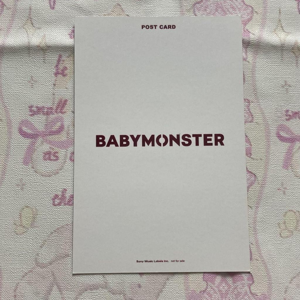 [USED] 5/11 B Prize BABYMONSTER Ahyeon Fan Meeting Postcard