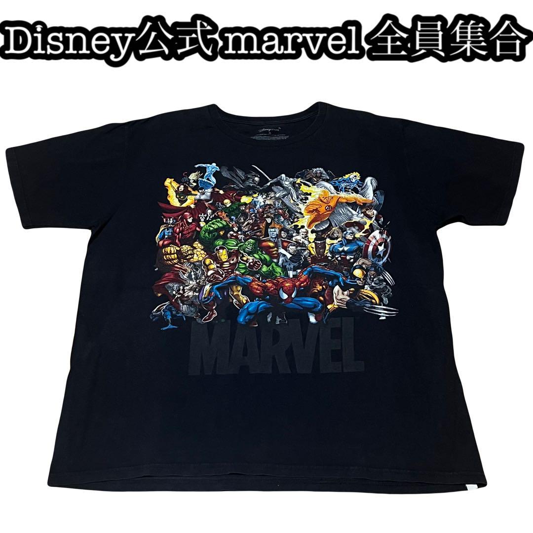 

[Б/У] 90-е Y2K Официальная коллекция Marvel от Disney Супер редкая футболка Кино Черный