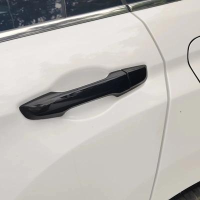 Für Honda CR-V CRV Linkslenker 2017 2018 ABS Chrom Karbonfaser Schwarz Türgriffabdeckung Aufkleber Auto Styling Zubehör