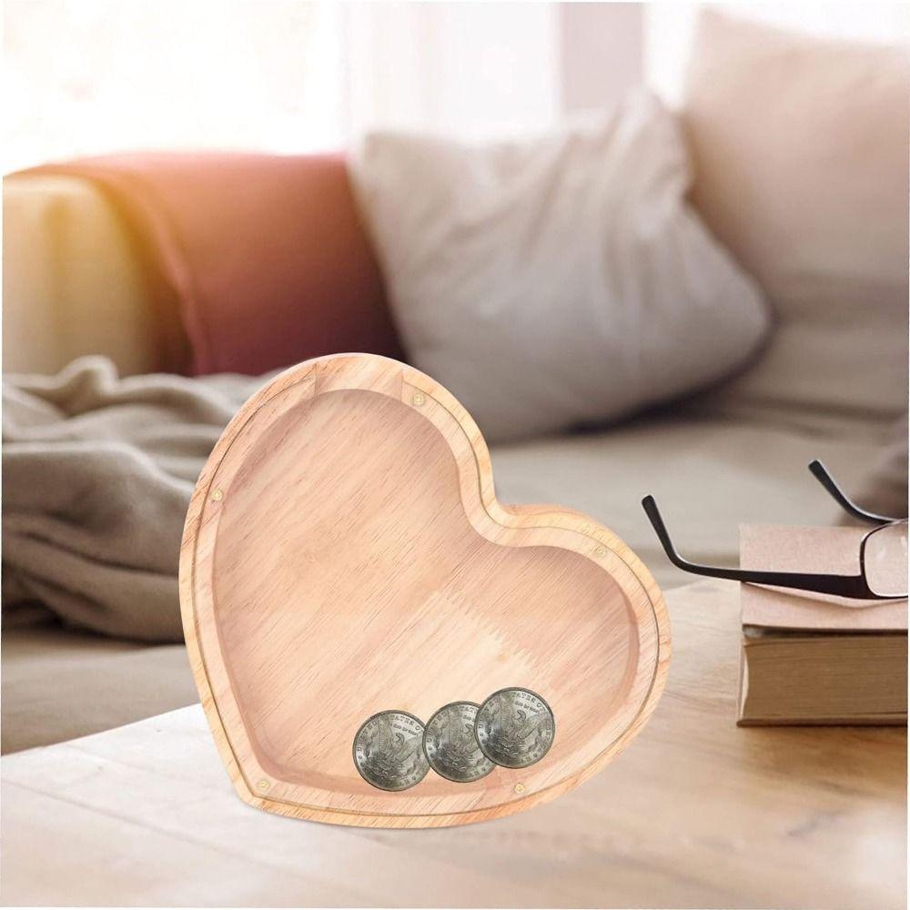 Unbreakable Coin Container Transparent Money Storage Jar Personalized Cash Saving Box Adults