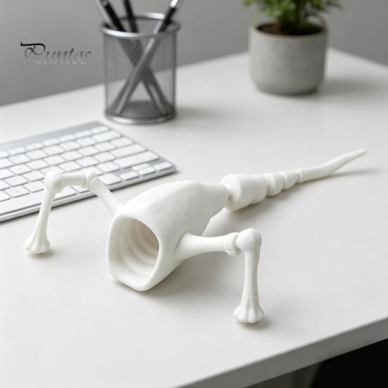 Dynamic Posture Sea Creature 3D Printed Eater Toy, Flexible Movable Joints Realistic Unique Desk Decoration Deep Monster, Stress Relief Toys