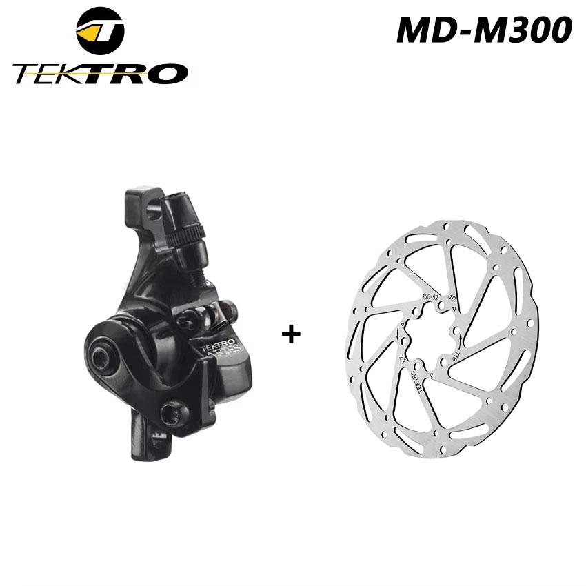 TEKTRO MD-M300 Bicycle Disc Brake Mountain Bike Mechanical Brake Clamp Wire Control Cable Pull Disc Aluminum Alloy Accessories