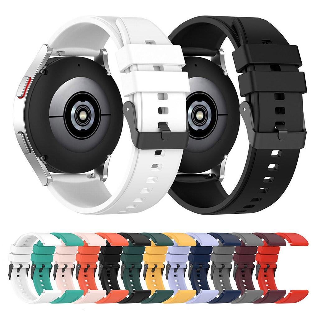Watchband 20mm 22mm Silicone Strap For Huawei Watch GT4 GT3 Pro 43mm 46mm Smart Watch Band for Samsung Galaxy Watch Active 2 Gear S3