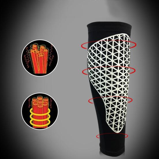 1Pc Sports Unisex Running Bicycle Compression Socks Leg Calf Support Sleeve Brace