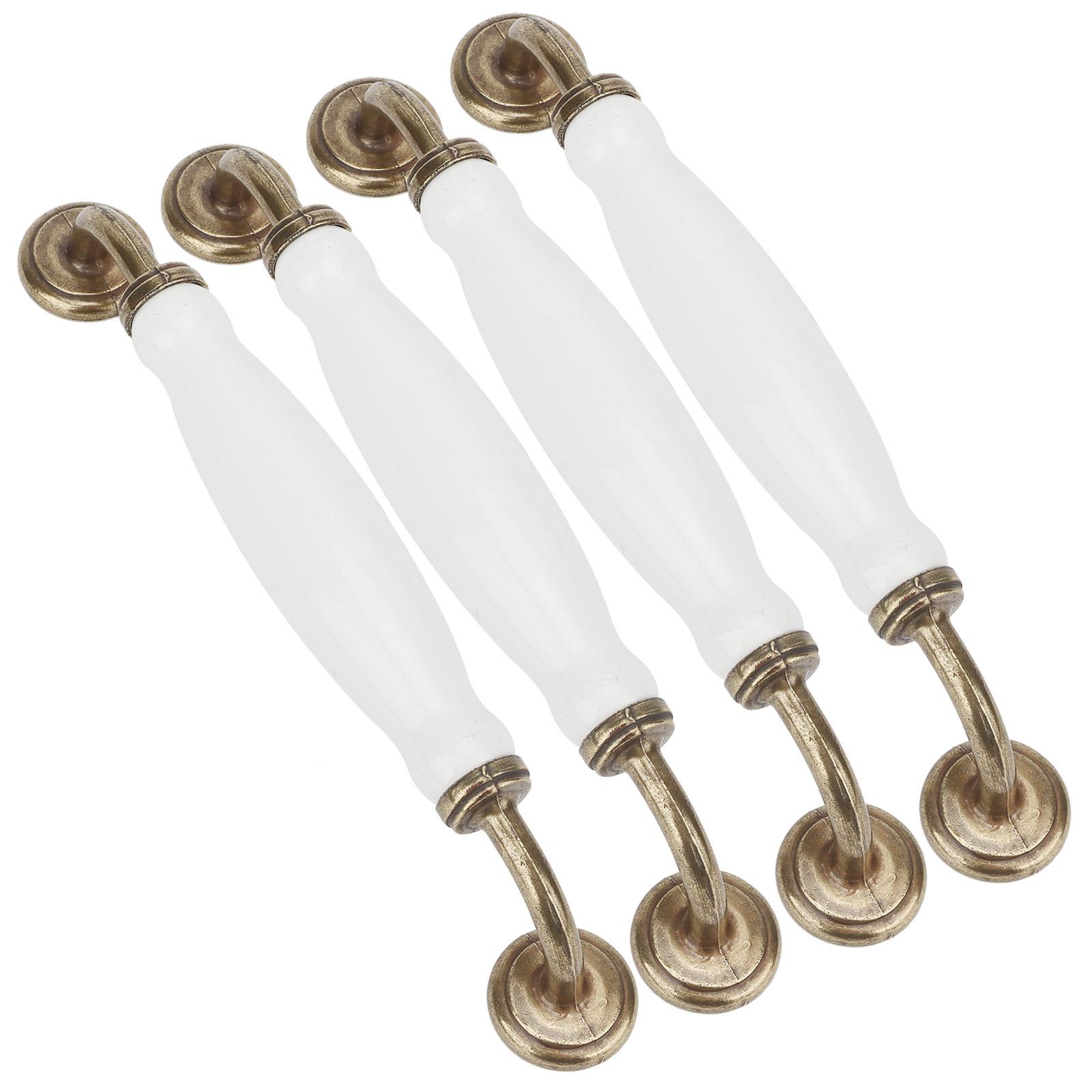 Pastoraal, Keramische Deurklink, Modern en Eenvoudig met 160mm Afstand tussen Gaten voor Kasten, Lades, Kledingkasten, Kledingkasten, Kaptafels, TV-meubels, e