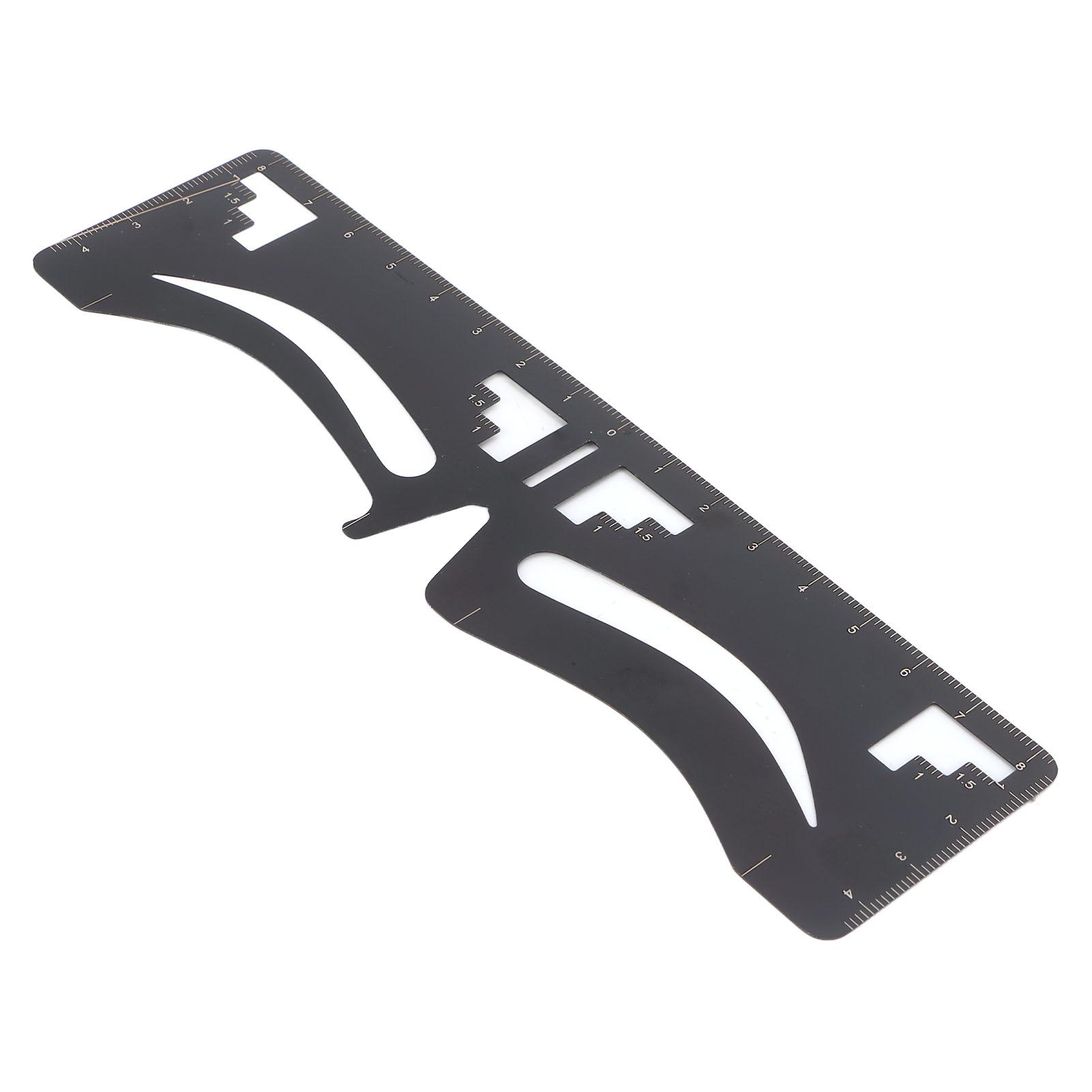 

Линейка для бровей, трехточечная линейка для позиционирования, измерение и балансировка бровей, линейка для удлинения