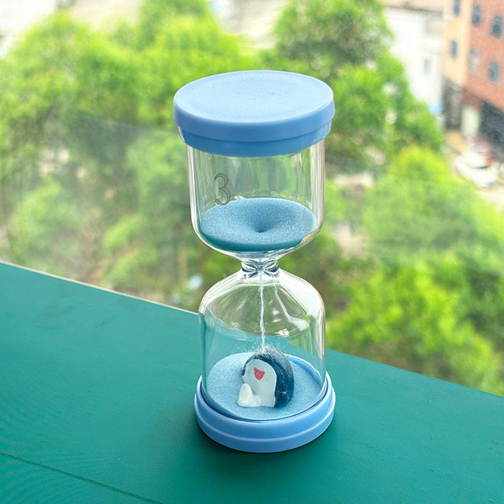 3/5/10/15/30 Mins Cartoon Sand Timer,Creative Plastic Hourglass Timer for Kids,Colorful Shatterproof Sand Clock for Game Timing