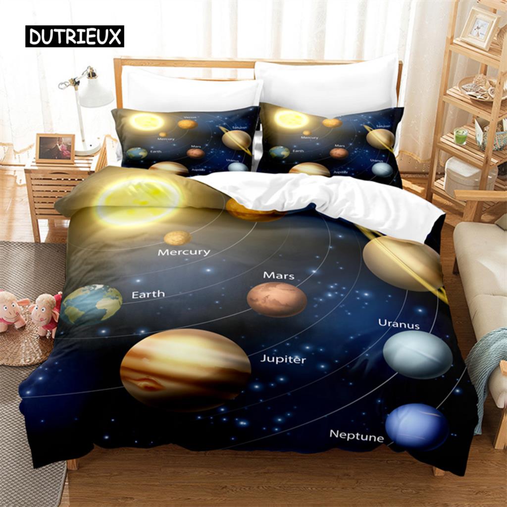 Kunstmuster Bettwäscheset Bettbezugset 3D-Bettwäsche Digitaldruck Bettwäsche Queen-Size-Bettwäscheset Modisches Design