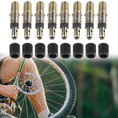 8Pcs/Set Valve Core Leak-Proof Easy Installation Long Service Life Universal Tubeless Presta Valve