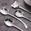 Stainless Steel Food Grade Rust Proof Non Stick Dessert Spoon Mirror Surface Smooth Stirring Spoon Kitchen Supplies