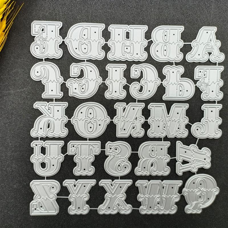 Alphabet Metal Cutting Dies Handmade Crafts DIY Scrapbooking Embossing Supplies for Children Kids Girls Boys