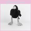 Plush Raven Black Toy Cartoon Animal Doll Pp Cotton Fill Childrens Gift Holiday
