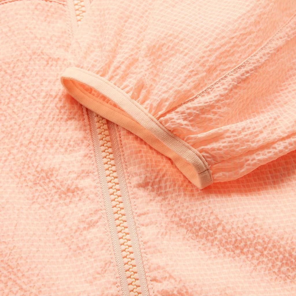 Seria mody sportowej Li Ning Wiatrówka Kardigan Długi rękaw Stójka Wiatroszczelna Luźna Codzienna Tkana Kurtka Damskie kurtki Pomarańczowy Różowy AFDU670-1