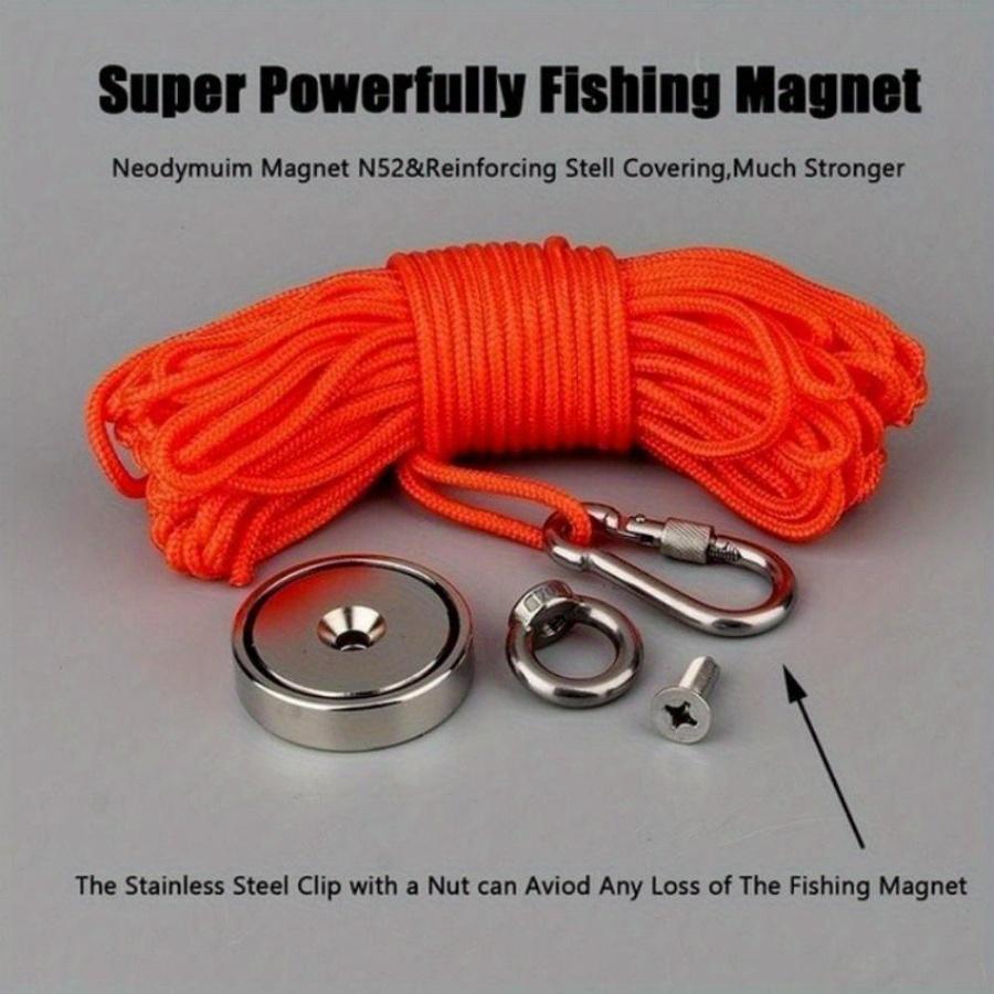 Super Strong Pull Force Round Neodymium Magnet with Eyebolt Strong Magnetic Ring Salvage Magnet In Water