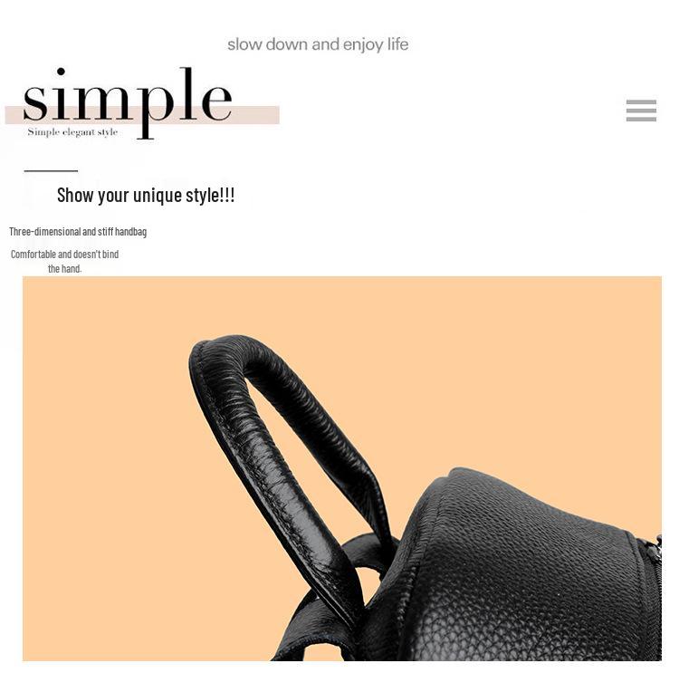 Premium Cowhide Leather Business Backpack: Unisex Design for Work, Travel, and Commuting