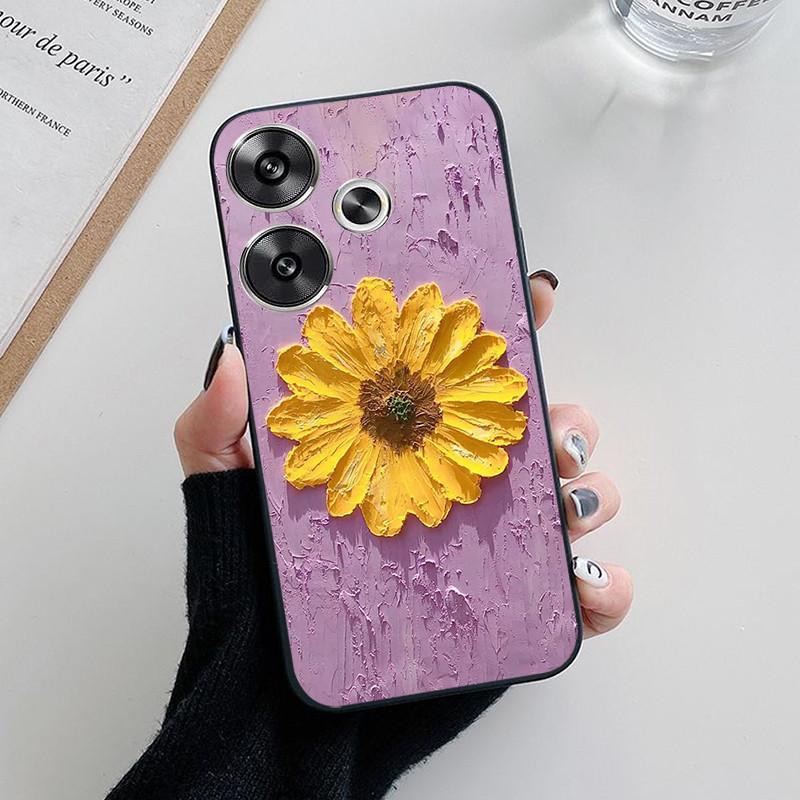 For Coque Poco M6 4G Case Soft Silicone Back Cases for Xiaomi Poco M6 4G Phone Cover PocoM6 POCO M 6 Full Protection Etui Funda