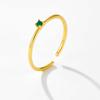 ANDYWEN 925 Sterling Silver Slim Lady Adjustable Ring Rainbow Zircon Adjustable Ring Luxury Crystal Jewelry Gift For Women