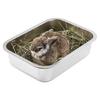 Stainless Steel Litter Box Cats Smooth Surface Easy To Clean Rust Proof