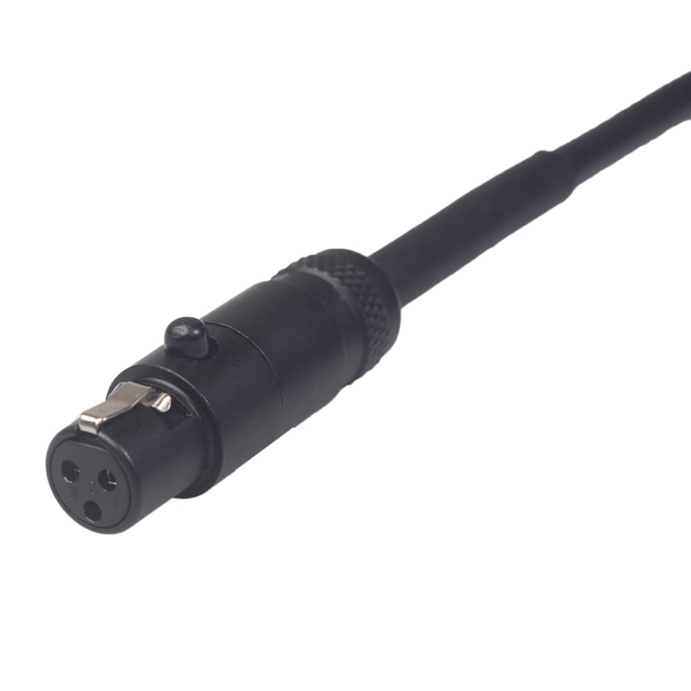 Alasum Mini XLR Audio Cable, Compact and Lightweight, Male to Female, 3M
