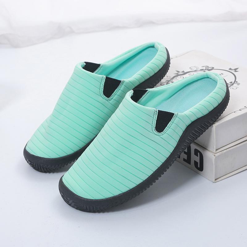 Cotton slippers winter indoor half slippers velvet warm heel-less cotton shoes