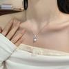 Imitation pearl necklace women's light luxury niche design pendant necklace collarbone chain gift for girlfriend