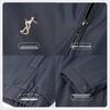 Caizi Men's Stand-Collar Embroidered Lightweight Jacket