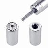 Universal Torque Wrench 7-19mm Socket Head with Multifunction Universal Sleeve for Precision Work
