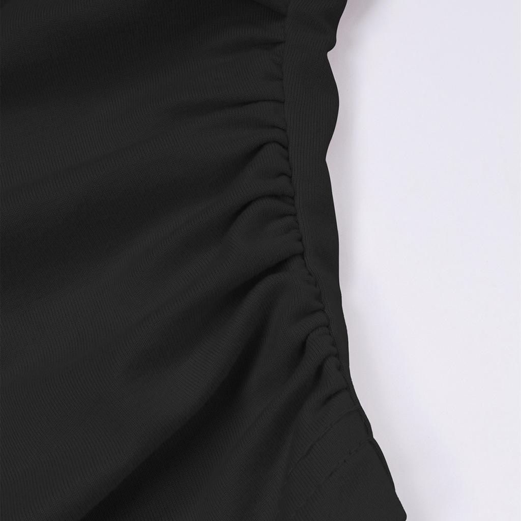 Women's Fashion Strapless Top And Loose-fitting Trousers Summer Set