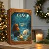 Bear Advent Calendar, 2D Acrylic Christmas Tree Ornaments & Bag Charm for Kids Family, Holiday Decor for Home, Office, Window