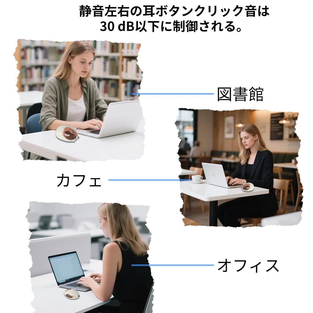 Wireless USB For For For Cat Compatible with Mouse, 2.4GHz, Animal-themed, Small, Battery-powered, Quiet, Cordless, Receiver, Compact, Ergonomic,